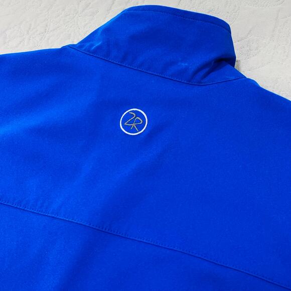Zero Restriction‎ Vest Mens Medium Blue Tour Series Full Zip Solid Performance - Picture 5 of 9